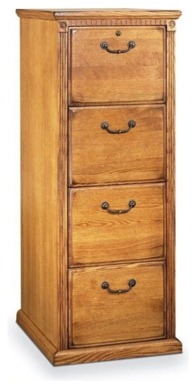 Martin Furniture Huntington Oxford 4 Drawer Vertical File Cabinet