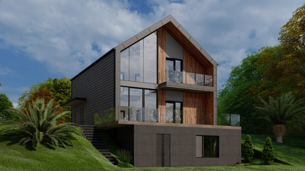 Стиль барнхаус– дом (S 188 м2 )