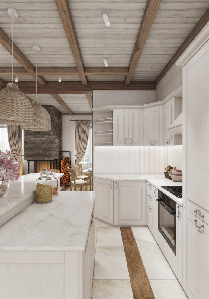 Загородный дом в стиле кантри 1-ый этаж