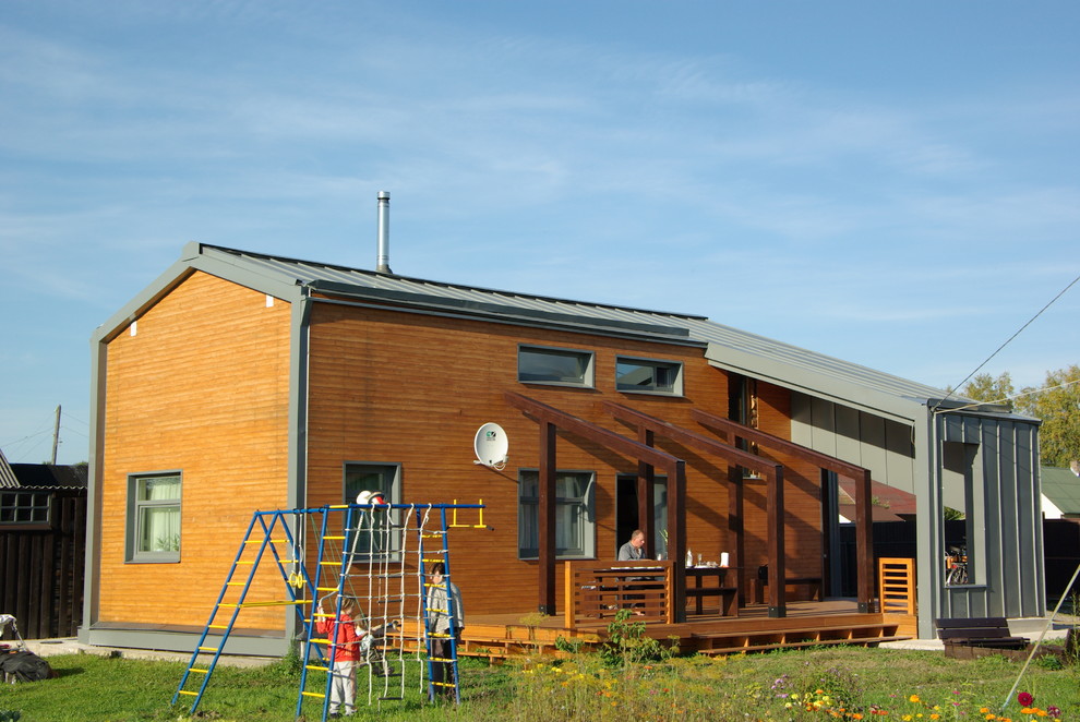 Деревенский дом в современном стиле