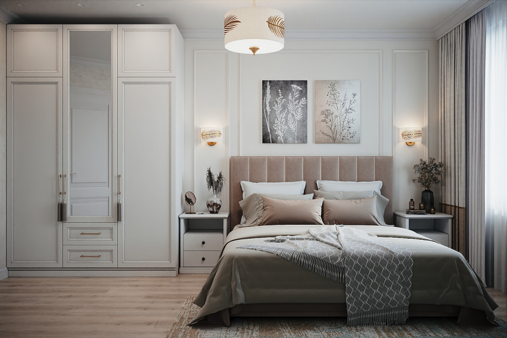 Спальня в стиле неоклассика