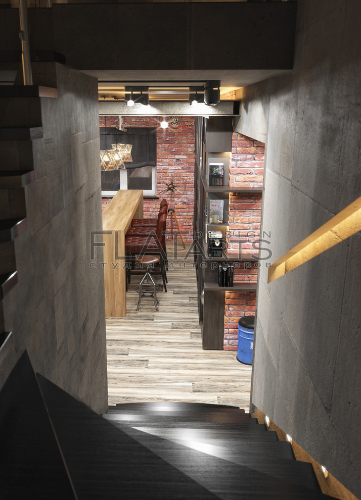 Дизайн таунхауса 140кв.м в стиле лофт