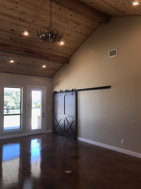 Inspiration for a rustic home design remodel in Austin