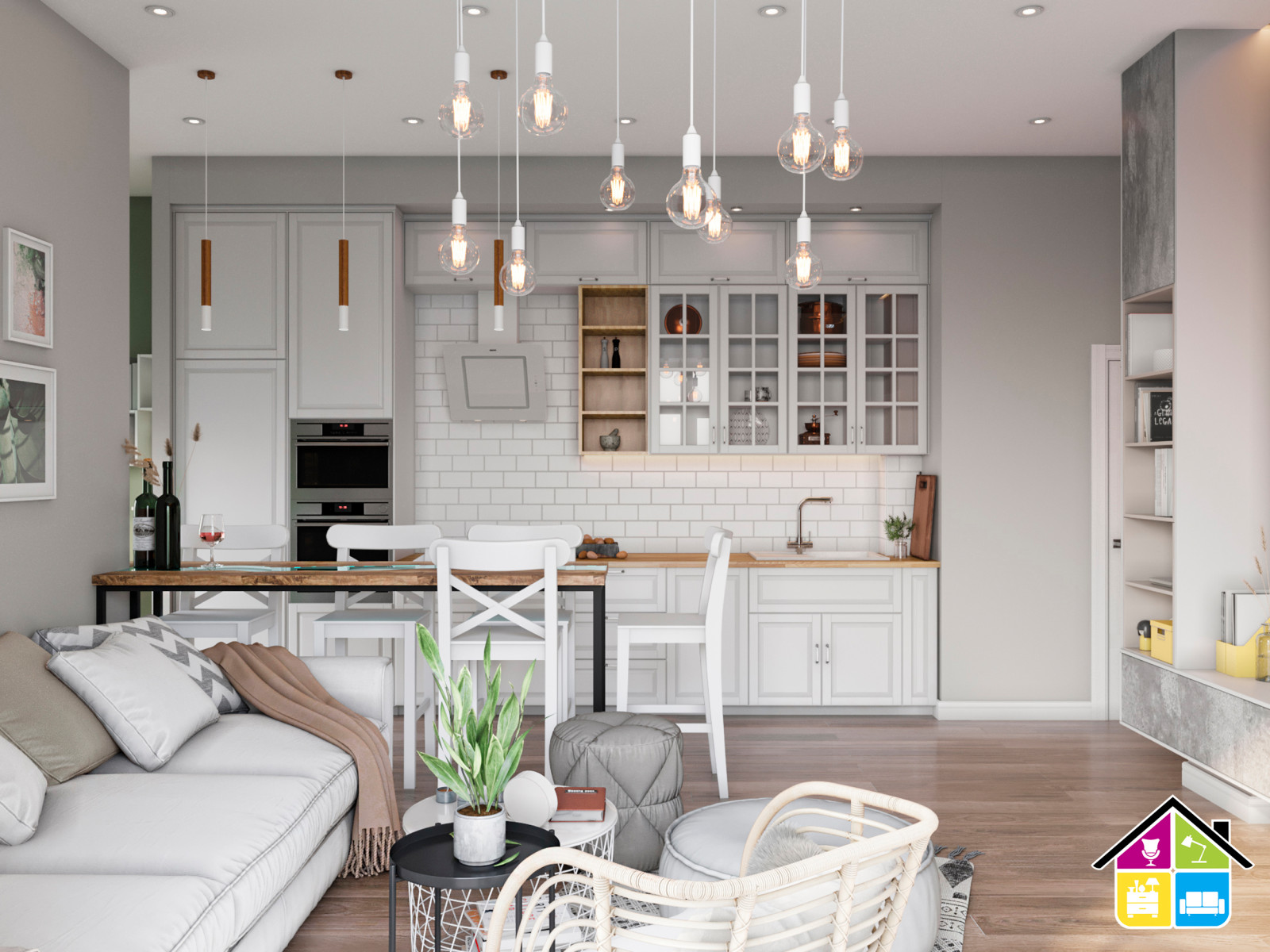 Дизайн-проект в скандинавском стиле