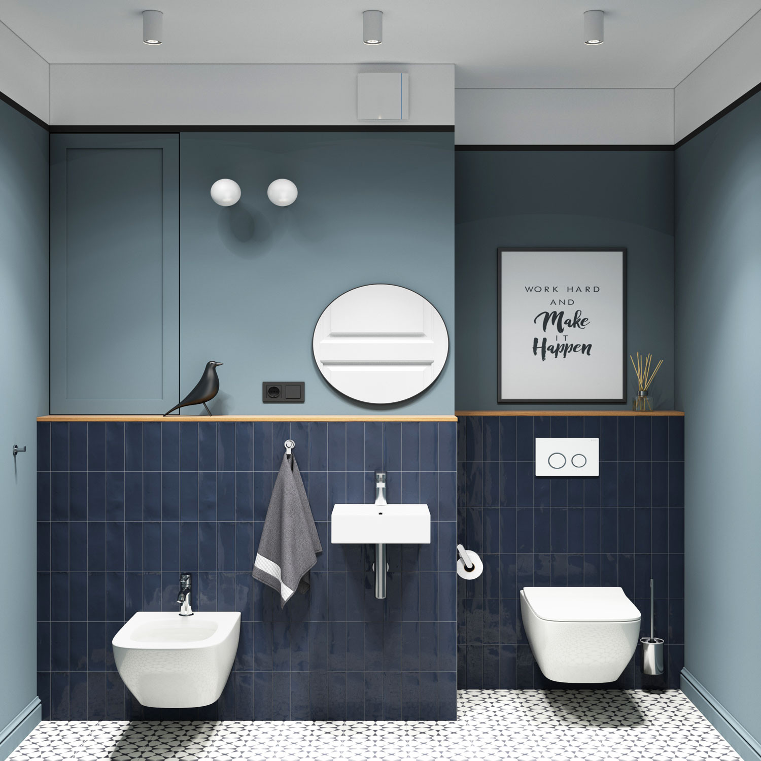 Трехкомнатная квартира для молодой семейной пары