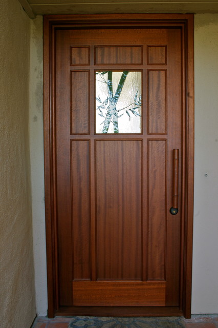 Entry with bamboo design asian-entry