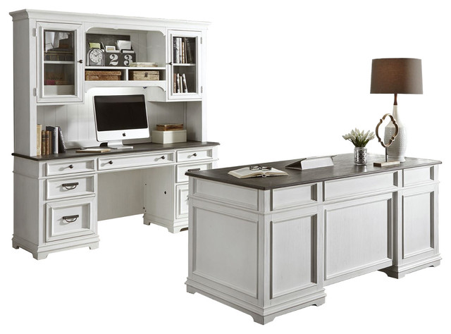 Liberty Allyson Park Complete Jr Executive Desk White