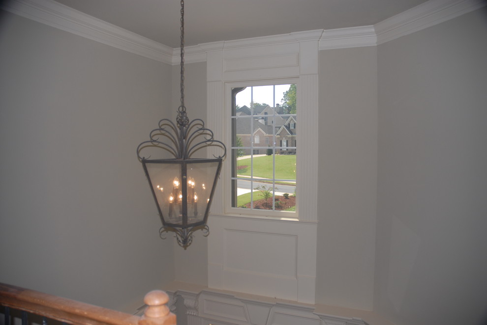 Traditional Custom Home Build with Moldings, Trim, Fireplace & Mantle