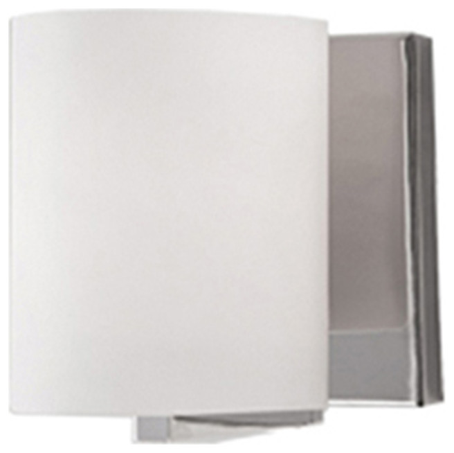 Bridgewater Single Lamp Vanity, Chrome, 4.75"Wx6"Hx5.5"E, 4.75"Wx6"Hx5