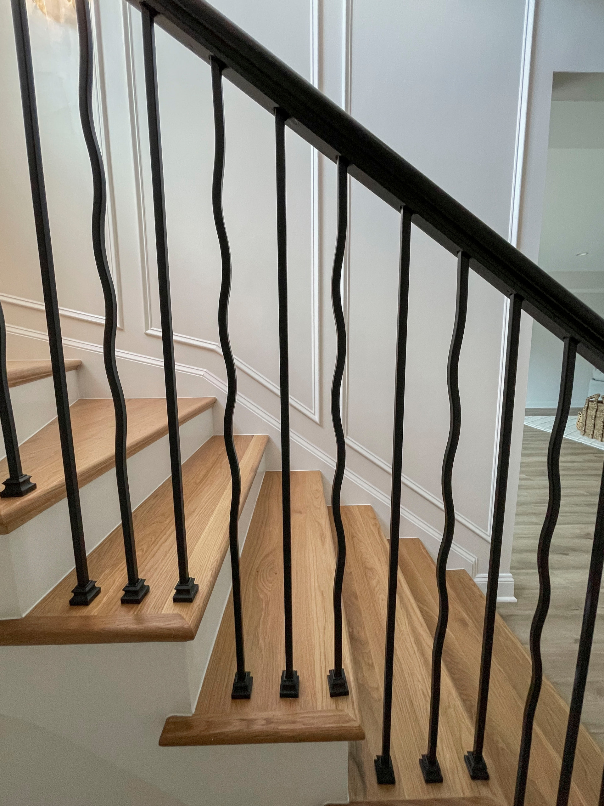106_Modern Balustrade System Meets Traditional Winding Stairs, Aldie VA  20105