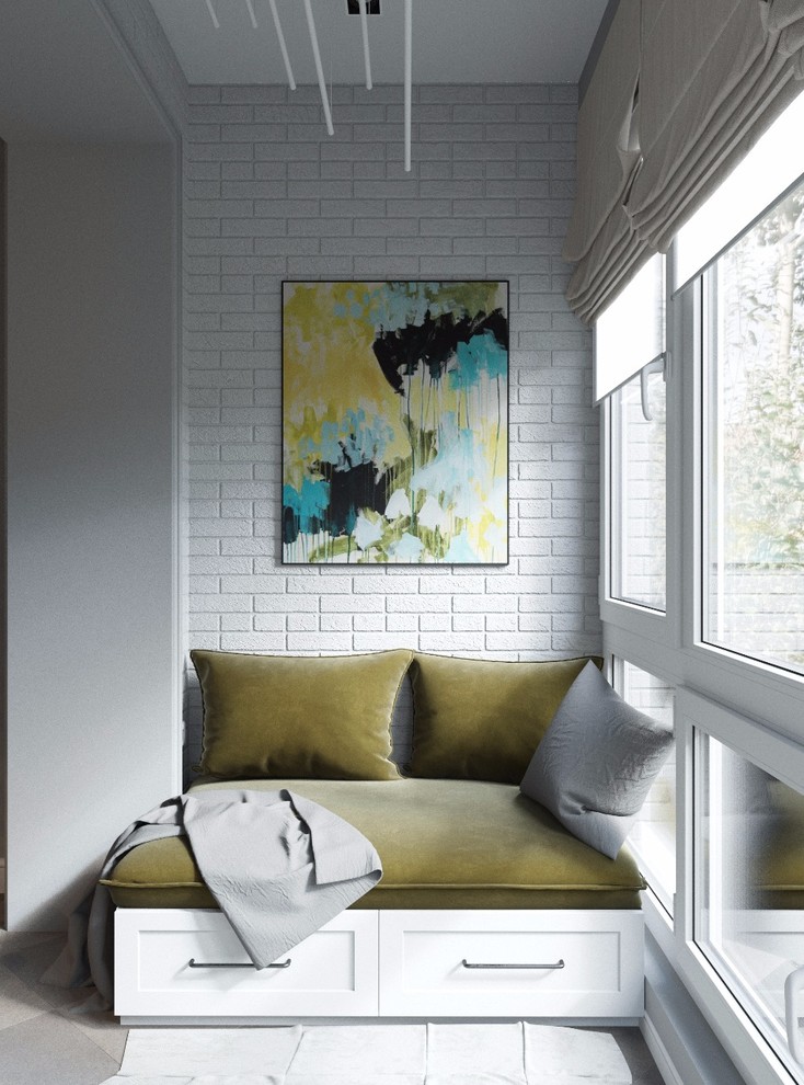 Интерьер кухни и лоджии на ул. Фурманова в г. Хабаровске