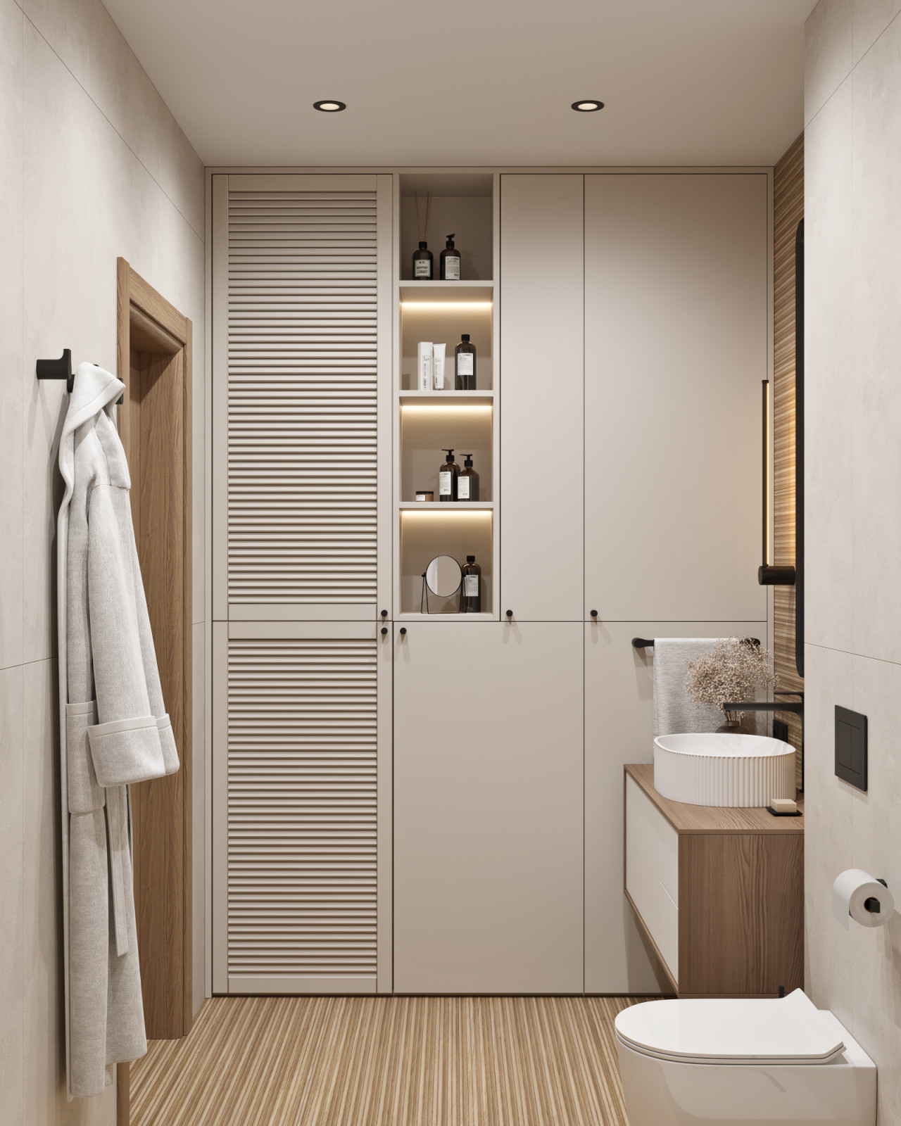 2-комнатная квартира для семейной пары в современном стиле