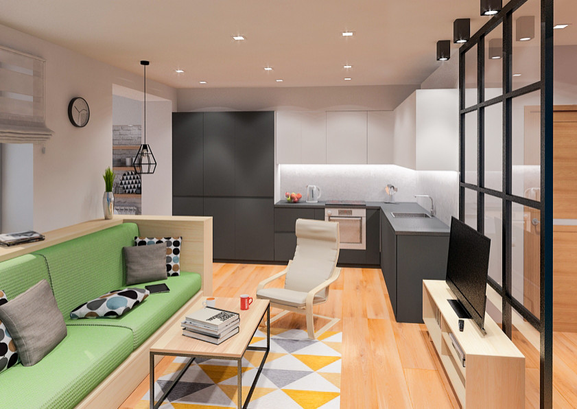 Интерьер двухкомнатной квартиры