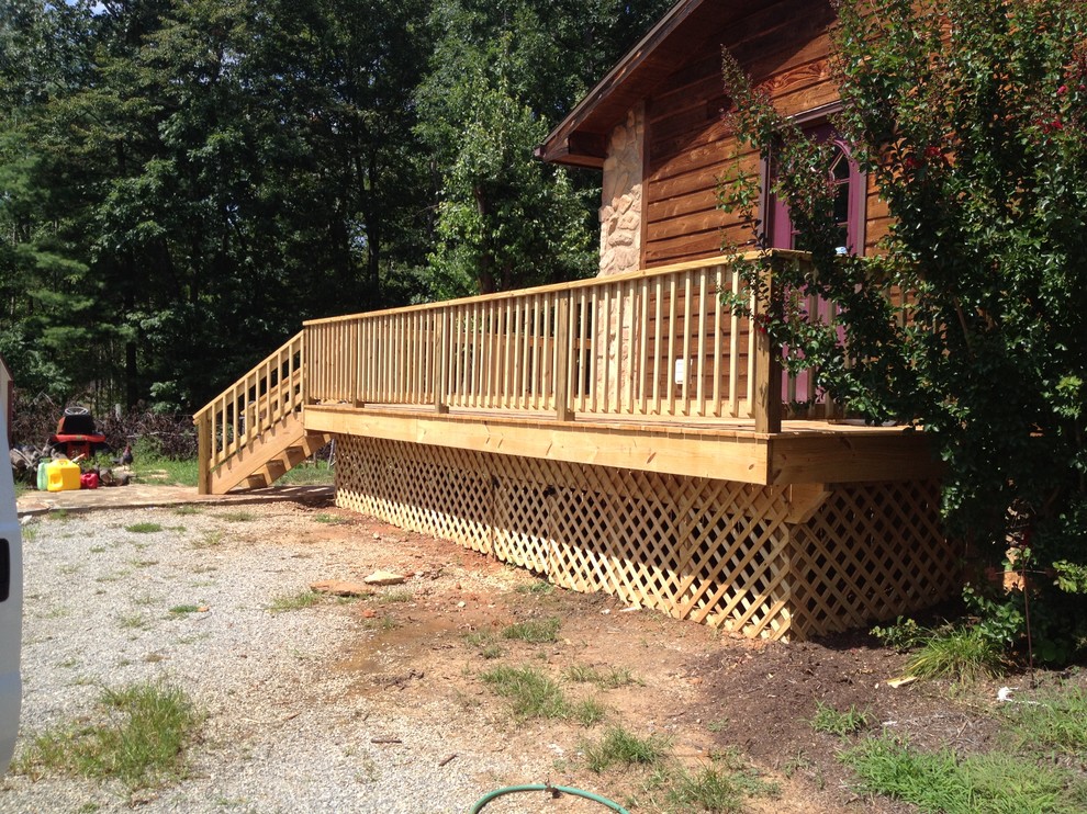 Deck - rustic deck idea