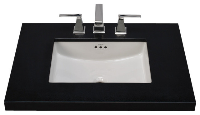 ronbow rectangle undermount bathroom sink