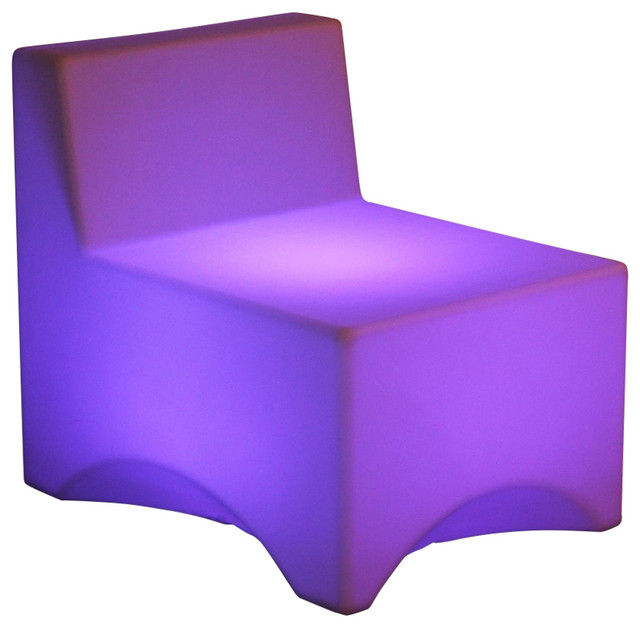 Led Color Changing Patio Lounge Chairs With Remote Set Of 2