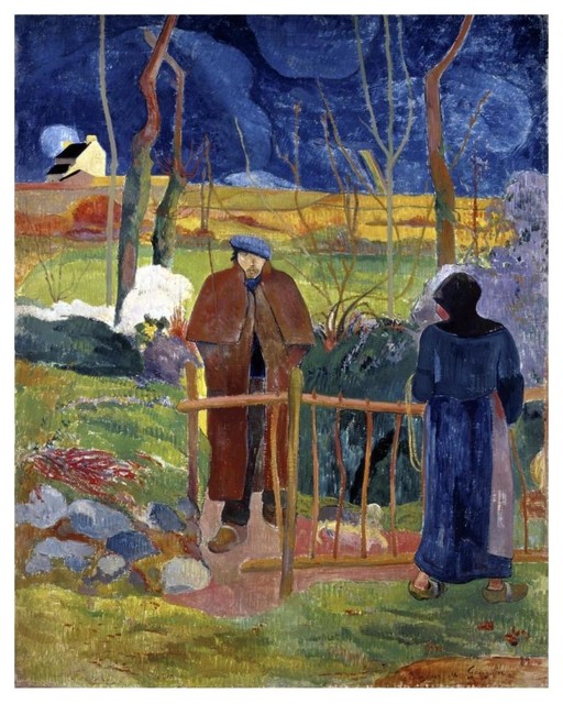Gauguin by Paul Gauguin Giclee Fine Art Print Repro on Canvas Good Day Mr
