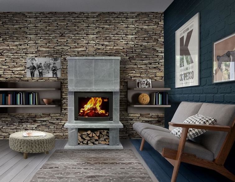 Камин для дома