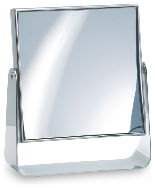 DWBA Table Cosmetic Makeup Adj Magnifying Mirror, Chrome, 7X