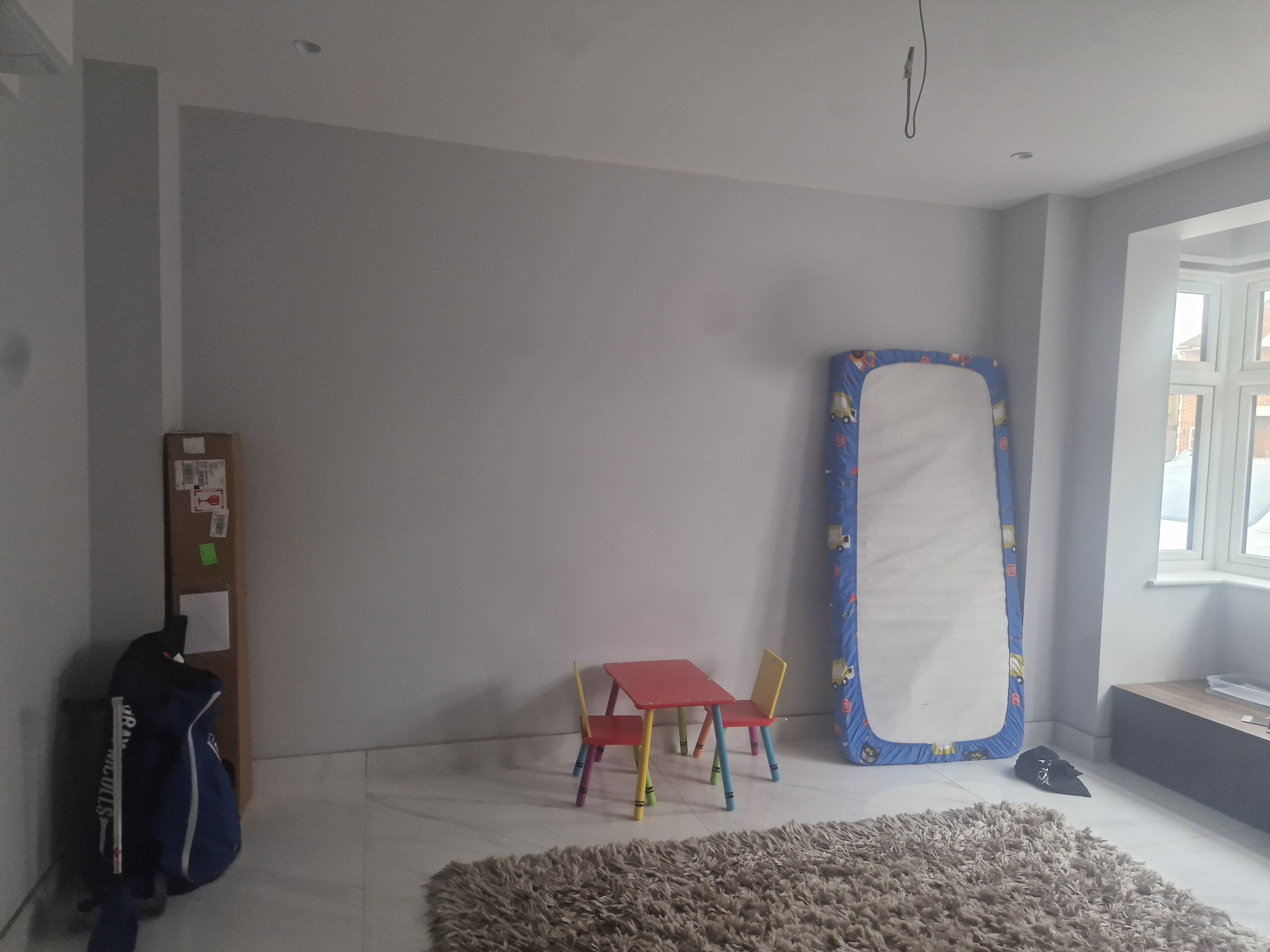 Before a playroom/ unused room