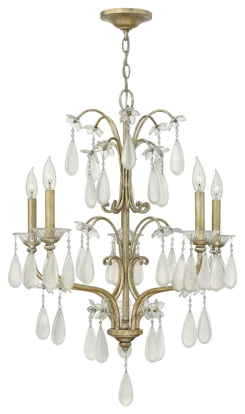 Fredrick Ramond FR40315SLF Francesca Single Tier Chandelier