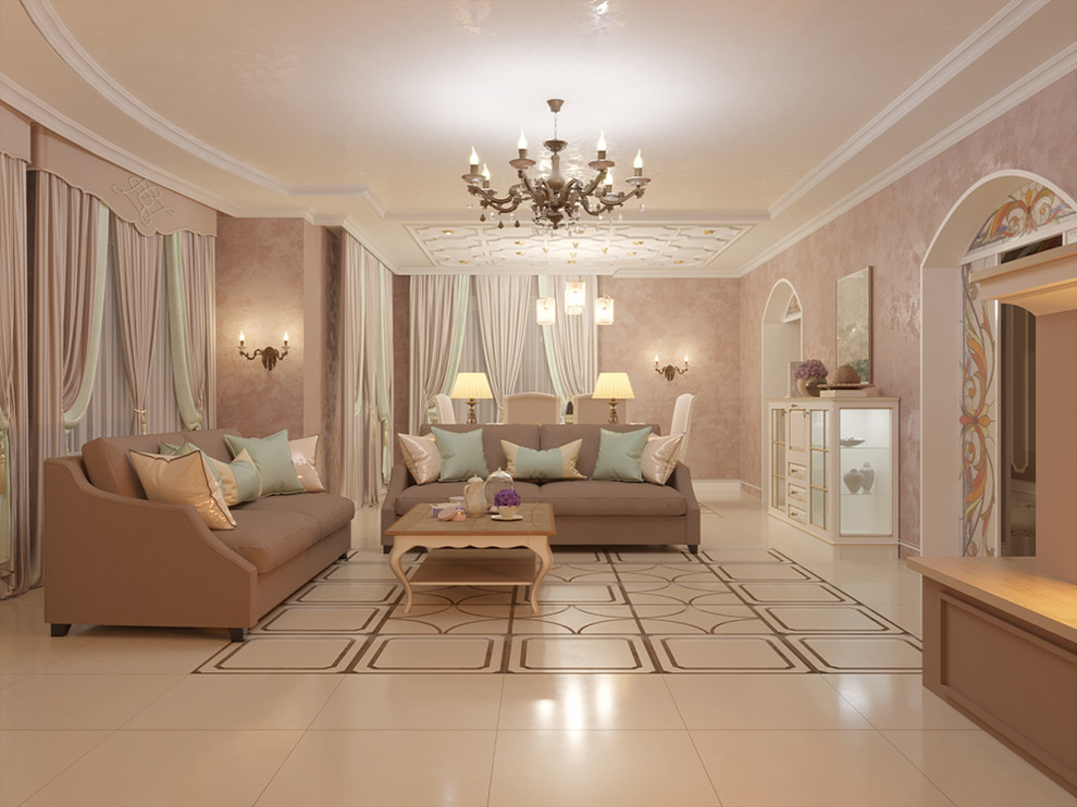 Дом в кофейных оттенках с мятой