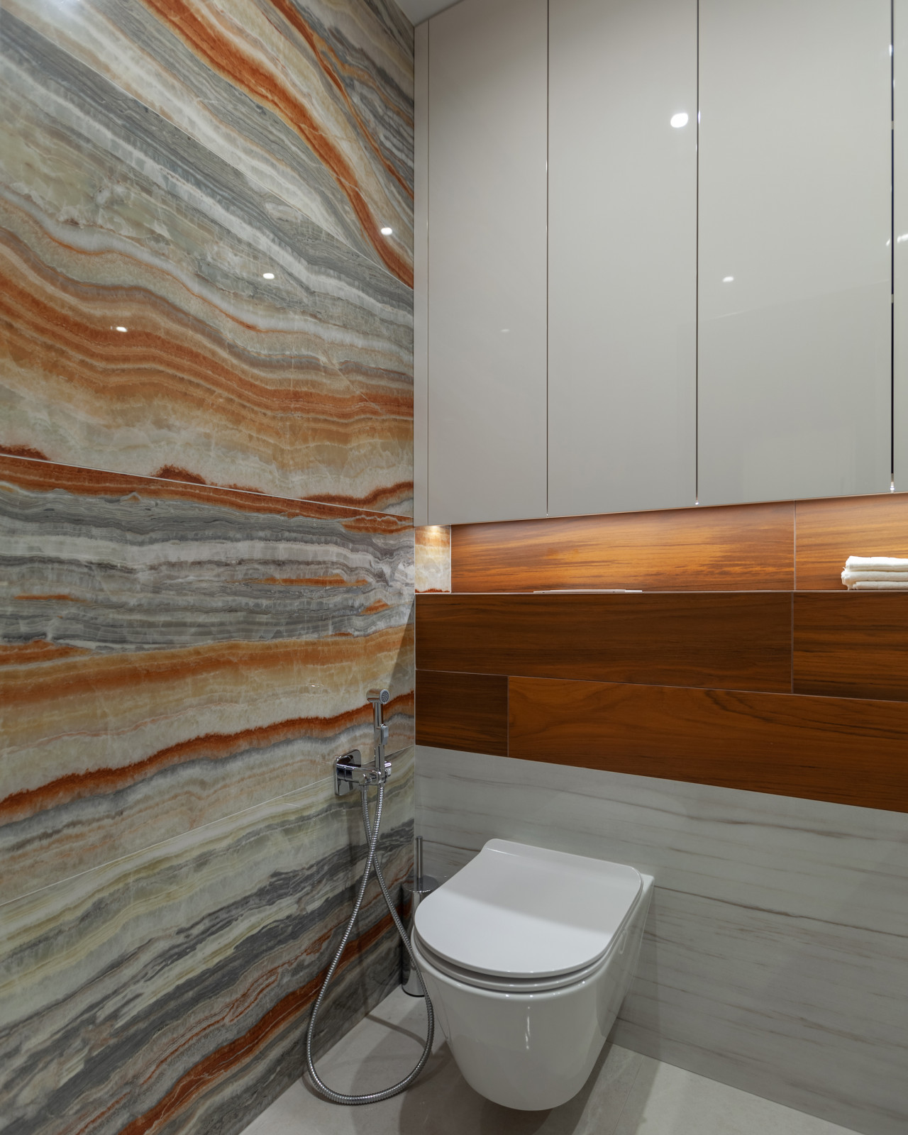 Дизайн-проект пентхауса в ЖК Европейский берег с высотой потолка 5,8 м.