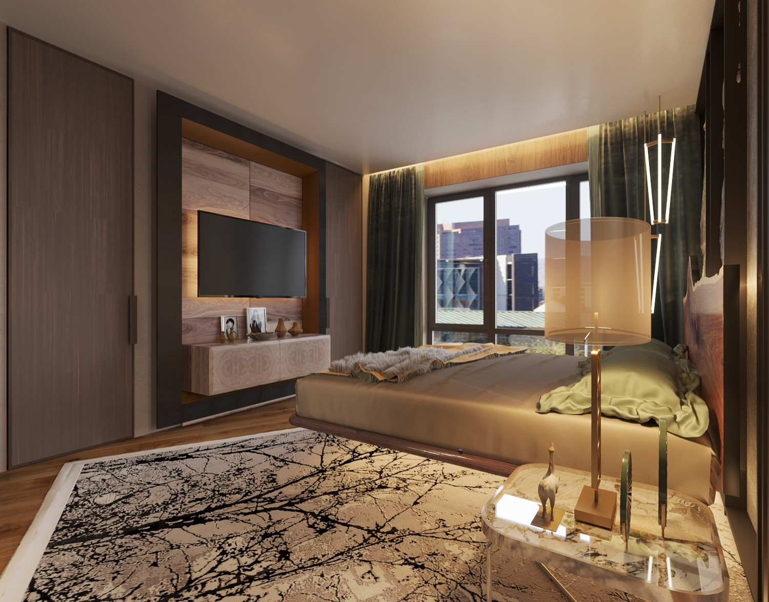 мастер спальня