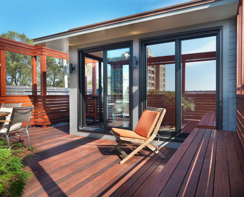  Rooftop  Oasis Modern Deck  Boston by Flavin Architects