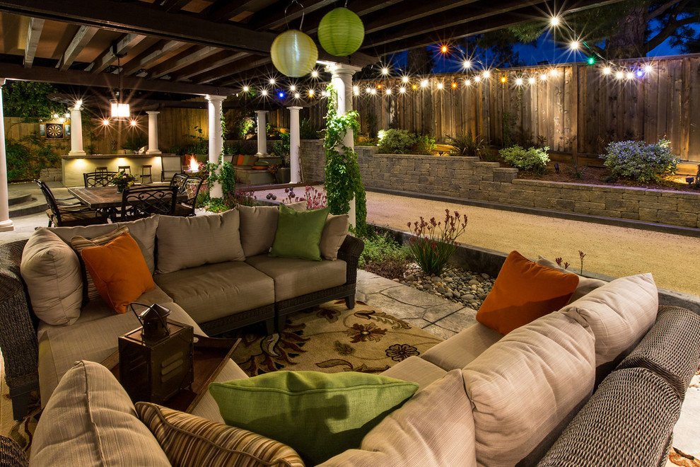 Inspiration for an eclectic patio remodel in San Francisco