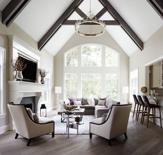 75 Beautiful Living Room With A Bar Pictures Ideas November 2020 Houzz