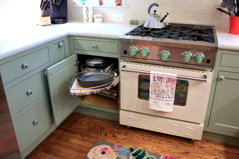 Old World Style Kitchen With New Gadgets