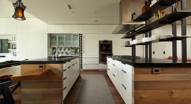 Edgewater Condo contemporaneo-cocina