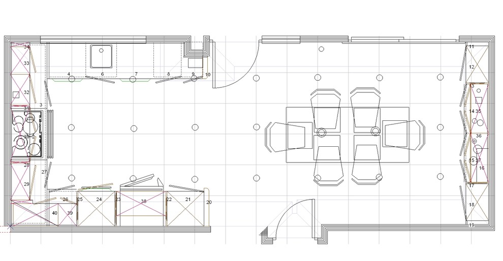 Kitchen diner layout help please :) | Houzz UK