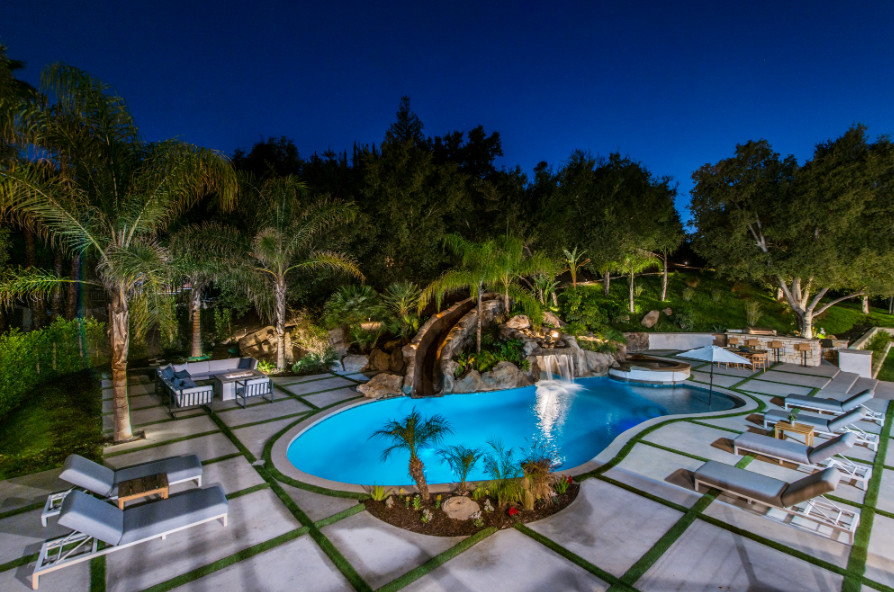 Custom Home Build Tarzana - Country - Swimming Pool & Hot Tub - Los ...