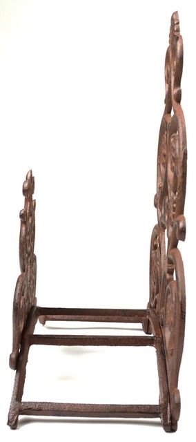Cast Iron Garden Hose Holder Fl And Spade Pattern 13 25 Tall Cast Iron Garden Hose Holder Fl And Spade Pattern 13 25 Tall