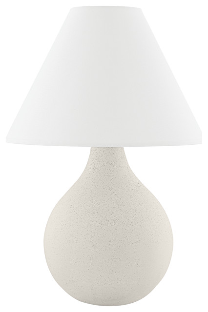 Helena 1 Light Table Lamp, White