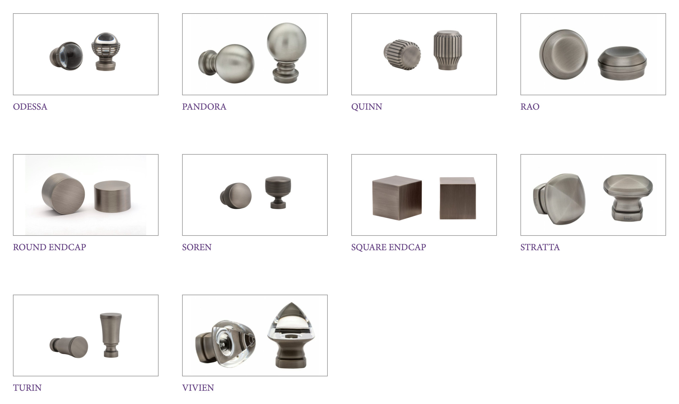 Drapery Hardware