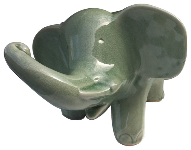 Large Celadon Elephant