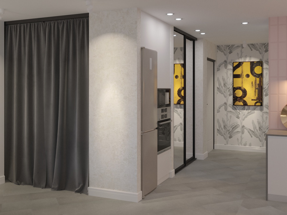 Квартира с бетонными стенами