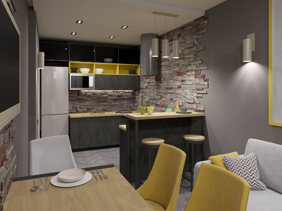 Кухня-гостинная