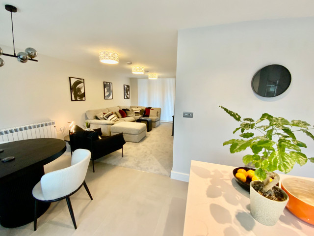Open Plan large space moderne-dagligstue