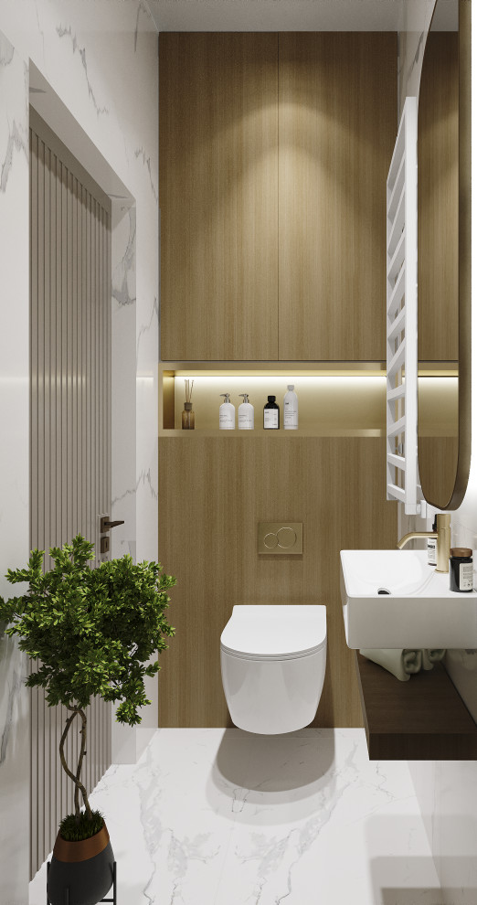 Проект 3-х комнатной квартиры THE WHITE SAVANNAH