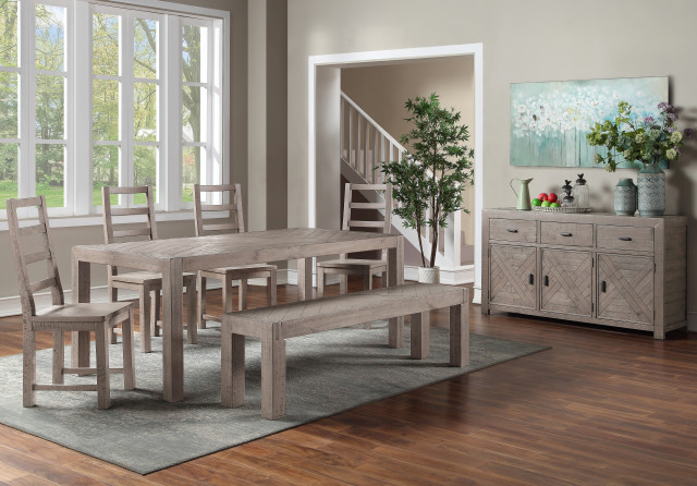 Auckland Dining Table - Farmhouse - Dining Tables - by HedgeApple | Houzz