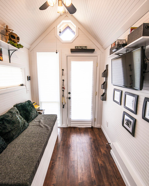 Shoebox Tiny Home eclectic-entry
