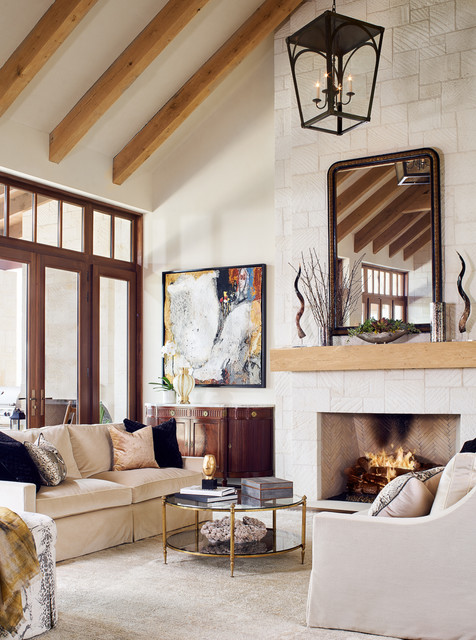 Mount Larson Luxury middelhavsstil-dagligstue