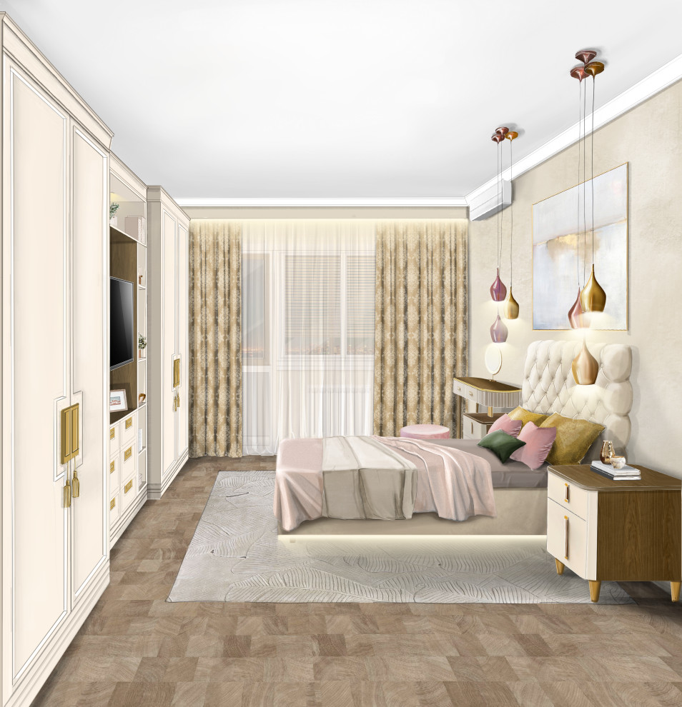 Трехкомнатная квартира - декорирование