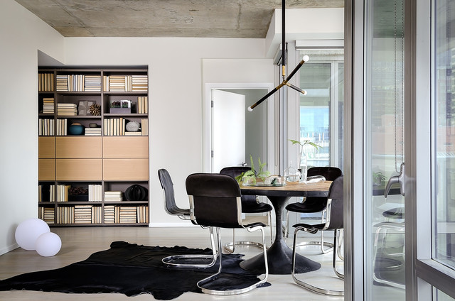 concrete jungle contemporary-dining-room