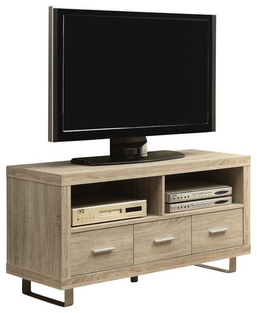 Natural Reclaimed-Look 48in.L TV Console With 3 Drawers