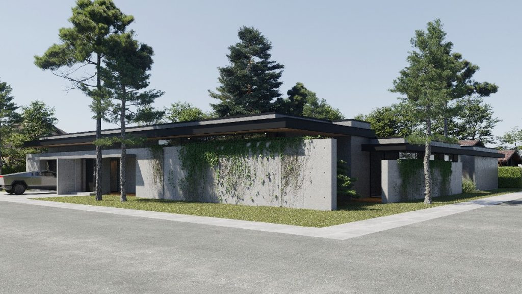 Частный дом в стиле Хай-Тек